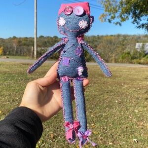 Handmade Denim Doll
